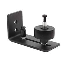 Black Floor Guide Sliding Barn Door Floor Guide Roller Bottom Lay-Flat 2024 - buy cheap