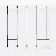 Long Line Pendant Lights Led Industrial Iron Hanging Lamps for Kitchen Living Bedroom Lamp Home Deco Luminaires Light Fixture 2024 - buy cheap