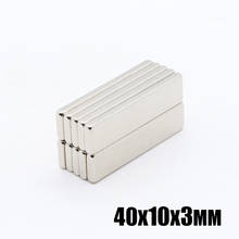 20pcs 40x10x3 mm N35 neodymium magnet Small Square power Strong magnets 40*10*3mm Rare Earth Neodymium Magnets 30x10x5mm 2024 - buy cheap