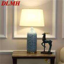 DLMH Ceramic Table Light Lamp Copper LED Contemporary Luxury Pattern Desk For Home 2024 - buy cheap