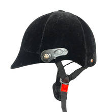 Полузакрытый шлем для верховой езды, кепка для конного спорта, регулируемая для 54-60 см окружности головы, оборудование для безопасности лошадей 2024 - купить недорого