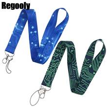 Computer motherboard Neck Strap Lanyards ID badge card holder keychain Mobile Phone Strap Gift Ribbon webbing necklace 2024 - buy cheap