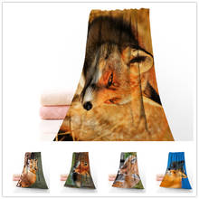 Полотенце для лица из бамбукового волокна, быстросохнущее спортивное полотенце, 35*75 см 2024 - купить недорого