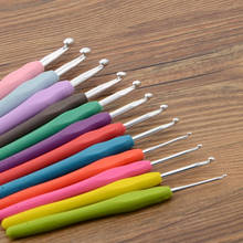 5 шт./компл. Алюминиевые крючки для вязания, набор разноцветных пластиковых спиц для вязания, инструменты для вязания свитеров 2024 - купить недорого