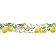 Towel embroidered lemon Counted Cross Stitch 11CT 14CT 18CT DIY Chinese Cross Stitch Kits Embroidery Needlework Sets home decor 2024 - compra barato