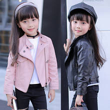 Jaqueta de zíper unissex para crianças, casaco corta-vento com gola clássica para meninas de 3 a 12 anos 2024 - compre barato