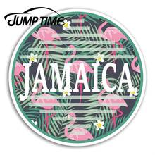 Jump Time Jamaica виниловая наклейка s тропическая наклейка «Путешествие» наклейка для ноутбука багаж автомобиля забавная наклейка на багажник окна автомобильные чехлы 2024 - купить недорого