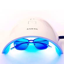 Probador UV de lentes que cambian de Color, Detector fotocromático de lentes, medidor de gafas antirayos azules con 15 luces LED, herramienta de prueba 2024 - compra barato
