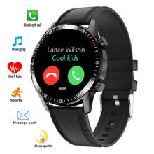 Смарт-часы Полный сенсорный вызовов через Bluetooth музыкальный плеер спортивные Фитнес трекер сообщение Push сердечного ритма Smartwatch для IOS и Android 2024 - купить недорого