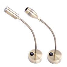 3w Sconce Moderno Luzes de Parede para Casa com Lâmpada de Leitura Flexível Levou Moderno Parede Luminária com Interruptor Levou lâmpadas de parede para o Quarto Sala de estar de Cabeceira Banheiro Applique Murale Luminária