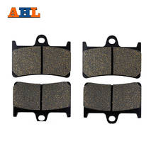 AHL 2 Pairs Motorcycle Brake Pads for YAMAHA  FZR 400 FZR400 1991-1992 Black Brake Disc Pad 2024 - buy cheap