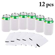 12pcs Portable Neoprene Foldable Insulated Beer Can Cover Cola Beer Bottle Cup Cover Sleeve Can Bottle Holder Cup Accessories 2024 - buy cheap