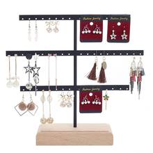 Organizador de pendientes de 3 niveles, estante colgante, árbol de exhibición de Joyas, soporte de exhibición 2024 - compra barato