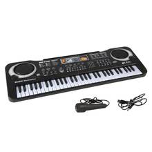 61 Keys Electronic Organ Digital Piano Keyboard with Microphone Kids Children Music Toy 2024 - buy cheap