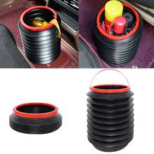 The New Portable Outdoor Fishing Car Trash Can Dustbin Telescopic Plastic Water Bucket carros Car Exterior Accessories 2024 - buy cheap