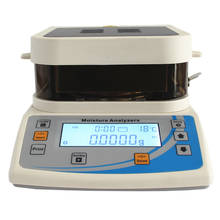 Medidor higrômetro, testador e analisador de umidade de halogênio, 0.0001 a 60g, 0.001% 2024 - compre barato