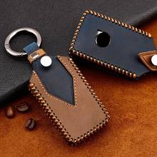 Genuine Leather Handmade Car Key Cover key Case For  VOLVO S90 V90 XC90 XC60 XC40 Key Case Cover 2024 - buy cheap