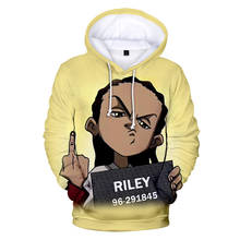 New The Boondocks Hoodie Men Women Fashion Hip Hop Cartoon Hoodies Harajuku Popular Hooded Pullover The Boondocks 3D Sweatshirts 2024 - buy cheap