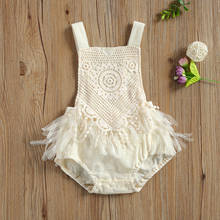 Cute Newborn Baby Lace Romper Infant Girl Sleeveless Toddler Cotton Sunsuits 0-24M Playsuits One-piece Children's Clothing 2024 - buy cheap