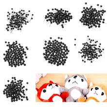 100Pcs Glass Eyes 8mm Needle Felting Kit Black Bean Puppet Doll Craft Teddy bear eyes plush toy eyes cat eyes puppy snowman eyes 2024 - buy cheap