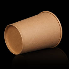 Copos de papel kraft espesso 20 com 420ml, copos descartáveis para chá e café, acessórios para bebidas e suprimentos de festa 2024 - compre barato