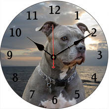 Dog Animals Wooden Wall Clock Fashion Frameless Decorative Table Clock for Kitchen Bedroom Living Room Classroom Home Decor 2024 - buy cheap
