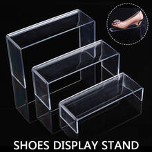 3Pcs Transparent Acrylic Shoes Display Stand Jewellery Cosmetics Rack Organiser Holder For Office Home Tools 2024 - buy cheap