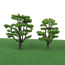 10 modelo verde arquitetura trem árvores locais da floresta layout 1:100-1:150 ho n 2024 - compre barato
