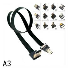 A3 FPV Micro Mini 90 degree Adapter 5cm-80cm FPC Ribbon Flat HD-compatible Cable Pitch 20pin 2024 - buy cheap