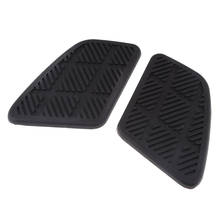 1 Pair Self-Adhesive Tank Pad Traction Side Fuel Knee Grip Rubber Decal for Cafe Racer 2024 - buy cheap