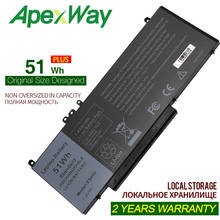 Apexway-bateria para laptop, 7.4v, 51wh, g5m10, dell latitude 14, série 5000, e5450, e5550, e5570, or9xm9, 8v5gx, 77v69y 2024 - compre barato