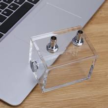 2019 New 200ML Water Tank G1/4 2 thread for PC Water Cooling System with 2pcs Tube Connecters 1pc Block for PC Cooling Fan 2019 New 200ML Water Tank G1/4 2 thread for PC Water Cooling System with 2pcs Tube Connecters 1pc Block for PC Cooling Fan