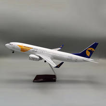 47CM Airplane B737-800 Aircraft Mongolian Airline W Light and Wheel landing gears Resin Plane Airplane Model Toy for Collection 2024 - buy cheap