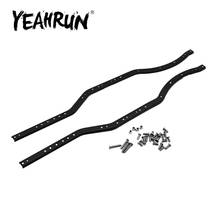 YEAHRUN Black Stainless Steel Chassis Frame Rails for Axial SCX10 II AX90046 1/10 RC Crawler Car Upgrade Parts 2024 - buy cheap