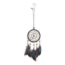 Retro Dream Catcher Pendant Feather Dreamcatcher Wall Hanging Ornaments Handmade Crafts Car Home Bedroom Mini Decorations 2024 - buy cheap