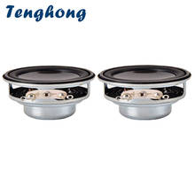 Tenghong 2pcs 40MM Mini Audio Portable Speakers 16 Core 4Ohm 5W Full Range Blueooth Speaker Unit DIY PU Side Round Loudspeakers 2024 - buy cheap