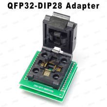 Chip Programmer Socket  TQFP32 QFP32 LQFP32 TO DIP28 Adapter Socket Support ATMEGA8 series TL866A TL866CS Programmer Free Ship 2024 - buy cheap