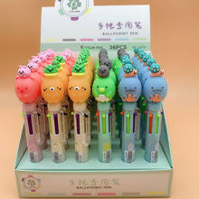 Bolígrafo Kawaii Sumikko Gurashi de 6 colores, bonito bolígrafo escolar, material de papelería para oficina, regalo, 36 unids/lote 2024 - compra barato