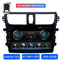 Android 10 Quad Core ROM 32GB Car GPS Navigation Radio Unit Player central multimidia for Suzuki Celerio 2015 2016 2017 2018 2024 - buy cheap