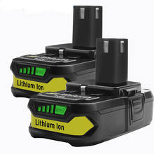 Batería de litio recargable para Ryobi, herramientas de energía de las baterías, 2.0Ah, 3.0Ah, 18V, P108, P104, P105, P102, P103, P107, P109, P100 2024 - compra barato