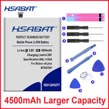 HSABAT 0 Cycle 4500mAh Battery for Bluboo S8 Plus High Quality Mobile Phone Replacement Accumulator 2024 - buy cheap