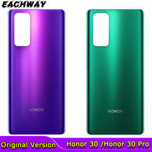 Задняя крышка для аккумулятора Honor 30, Задняя стеклянная крышка для Huawei Honor 30, чехол для аккумулятора Honor 30 Pro 2024 - купить недорого
