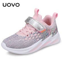 UOVO Kids Sport Running Footwear 2021 Autumn Children Breathable Mesh Shoes Girls Fashion Sneakers #27-35 2024 - buy cheap