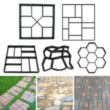 1pcs Manually Paving Cement Brick Concrete Molds DIY Plastic Path Maker Mold Molds for Cement Garden Decoration 2024 - buy cheap