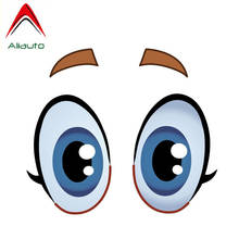 Aliauto Cartoon Car Sticker Eyes Fun Eyeballs Cover Scratch Waterproof Automobiles & Motorcycles Accessories PVC Decal,15cm*12cm 2024 - buy cheap