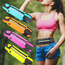 Riñonera de neopreno para correr, bolsa impermeable para deportes, Fitness, viaje al aire libre, gimnasio, antirrobo, bolsa para teléfono móvil con botella de agua 2024 - compra barato