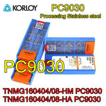 TNMG160404 HM HA PC9030 TNMG160408 HM HA PC9030  Korloy carbide insert Processing Stainless steel 2024 - buy cheap