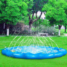 170 cm para crianças sprinkler almofada para crianças verão ao ar livre respingos de água tapete de gramado inflável sprinkler almofada de brinquedo 2024 - compre barato