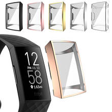 Watch Screen Case Cover Full Screen Protector For Fitbit Charge 3 4 Smart Watch Case Accessories Protective 2024 - buy cheap