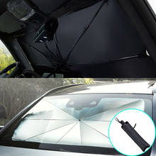 Capa protetora para-sol automotivo, para-brisas, proteção contra o sol, raios uv, interior do carro 2024 - compre barato